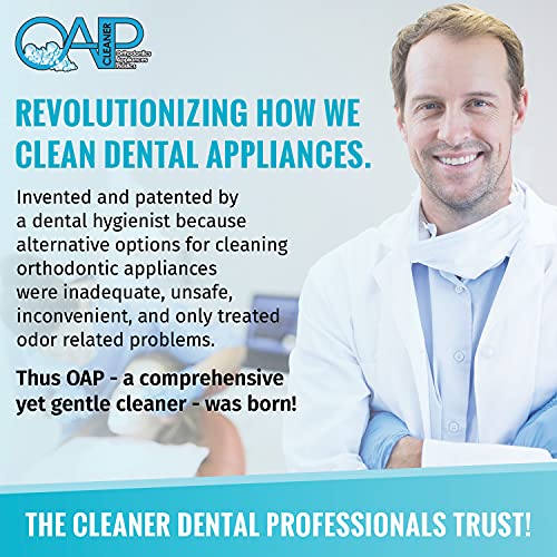 OAP Cleaner - Cleans and Sterilizes Removable Dental and Ortho Appliances - F...