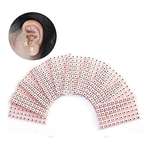 600 Counts Disposable Ear Press Seeds Acupuncture Vaccaria Plaster Bean Massa...