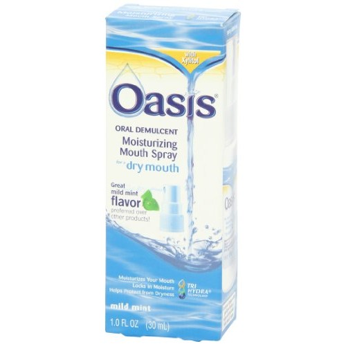 Oasis Mouth Moisturizing Spray, Mild Mint, 1 Fl oz (30 ml)