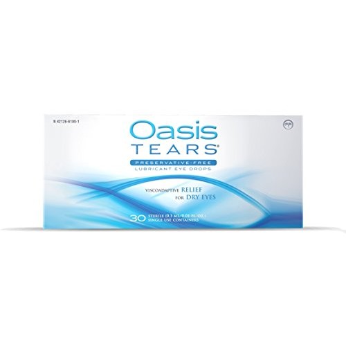 Oasis TEARS Lubricant Eye Drops, One 30 Count Box Sterile Disposable Containe...