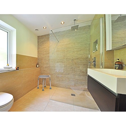 OasisSpace 360 Degree Rotating Shower Chair, Tool Free Adjustable Shower Stoo...