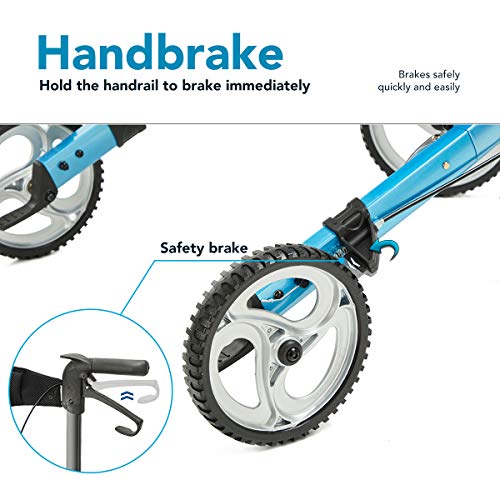 OasisSpace Aluminum Rollator Walker with Seat, Walker with Seat for Senior wi...