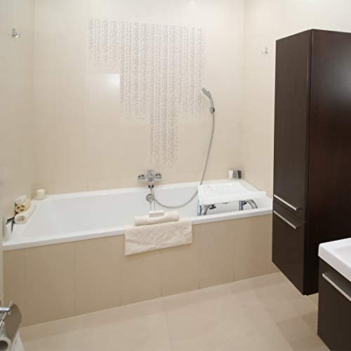 OasisSpace Shower Chair, Adjustable Bath Stool with Free Assist Grab Bar - Me...