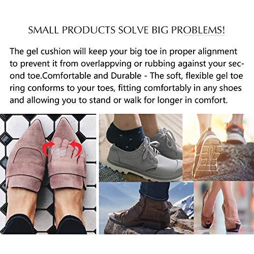 Toe Separator ,hammer toe corrector for women , Toe spacers for feet Gel Toe ...