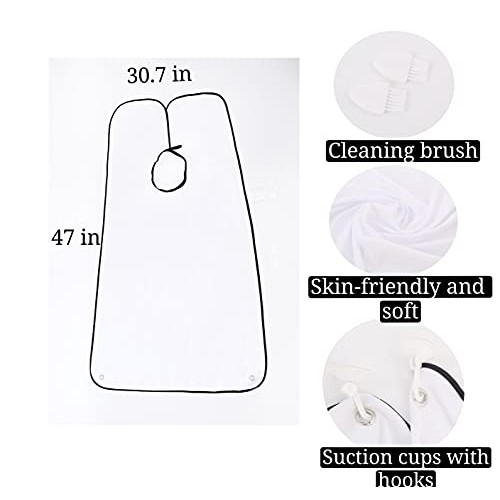 Obertanding Beard Bib Apron for Men,Beard Catcher for Shaving,Waterproof and ...