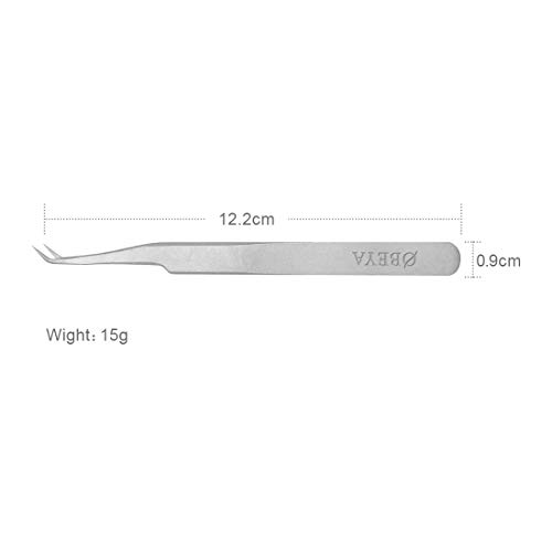 Eyelash Extension Tweezers for Individual and 3D 5D 6D Volume Lashes Curved P...