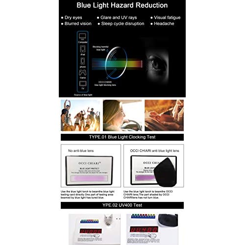 OCCI CHIARI Reader Sunglasses Women with Magnification 1.5 UV Protection Outd...