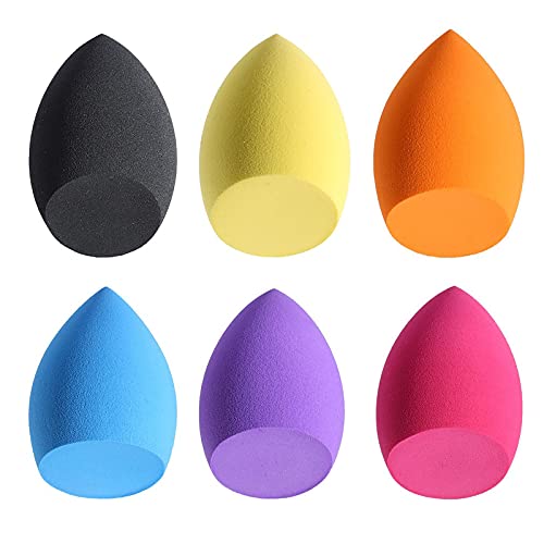Makeup Sponge 6 Pcs Foundation Blending Beauty Sponge Makeup Blender Set,Flaw...