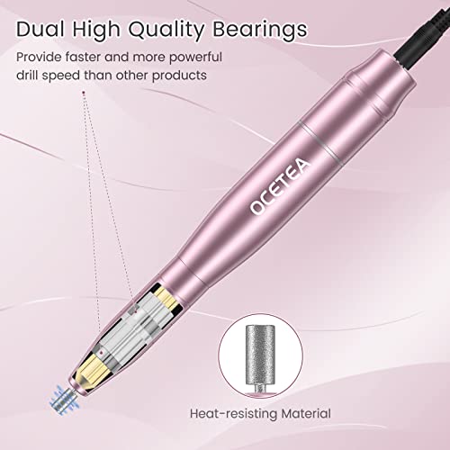 Ocetea Portable Electric Nail Drill , Nail Drill Machine for Acrylic and Gel ...