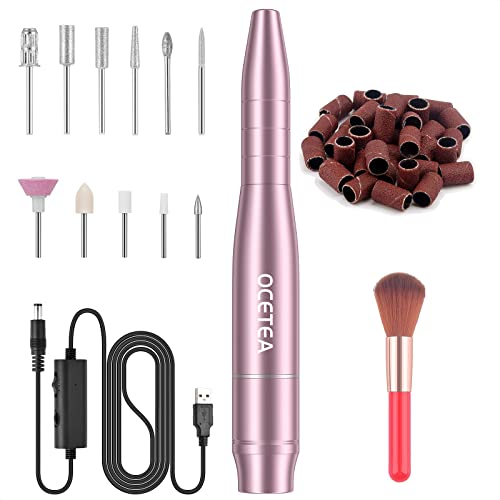 Ocetea Portable Electric Nail Drill , Nail Drill Machine for Acrylic and Gel ...