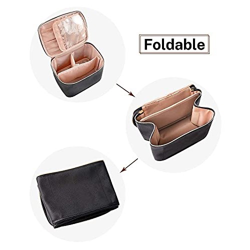 Makeup Bag,Cosmetic Bags for Women Travel Makeup Organizer Bag, Large Capacit...