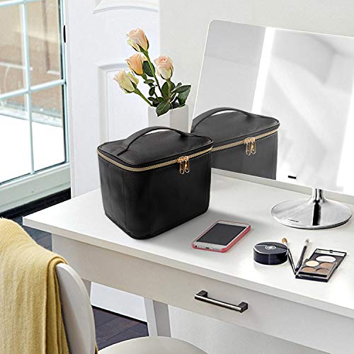 Makeup Bag,Cosmetic Bags for Women Travel Makeup Organizer Bag, Large Capacit...