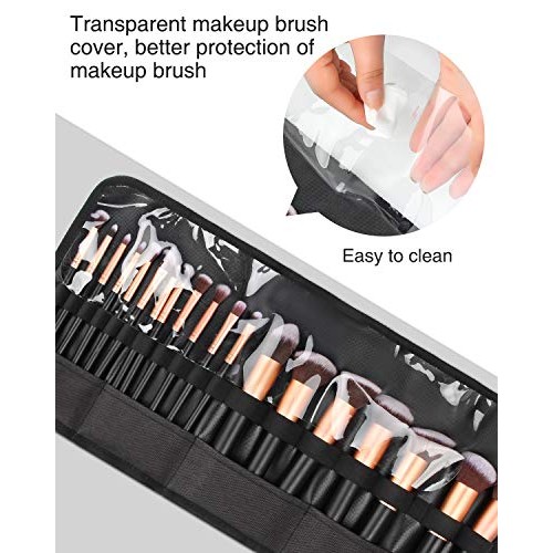 Makeup Brush Holders,Makeup Brush Organizer,Travel Makeup Brushes Bag Cosmeti...