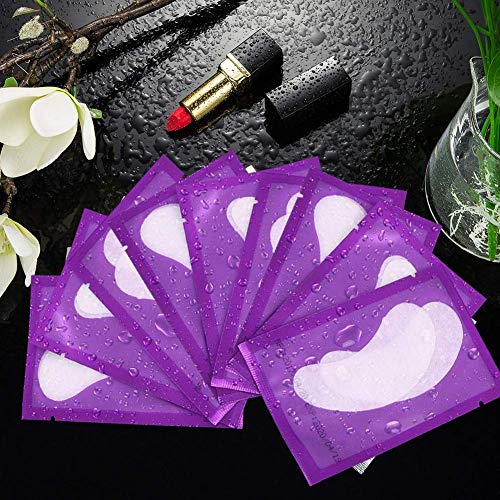 100 Pairs Eyelash Extension Gel Patches, Lash Extensions Hydrogel Under Eye P...