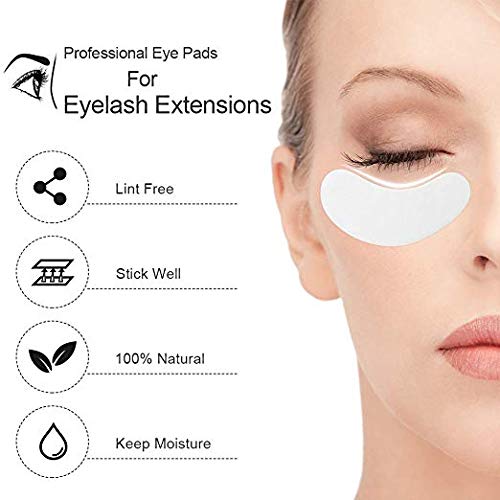 100 Pairs Under Eye Gel Pads Hydrogel Eye Patches for Eyelash Extension -100%...