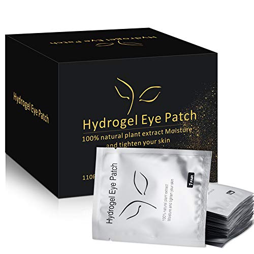 100 Pairs Under Eye Pads, Eyelash Extension Eye Pads, 100% Natural Hydrogel E...