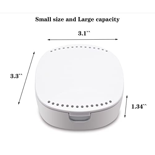 Retainer Case, With mirror and ventilation holes, For Night Guards, Aligner T...