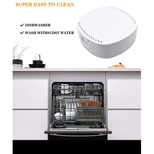 Retainer Case, With mirror and ventilation holes, For Night Guards, Aligner T...