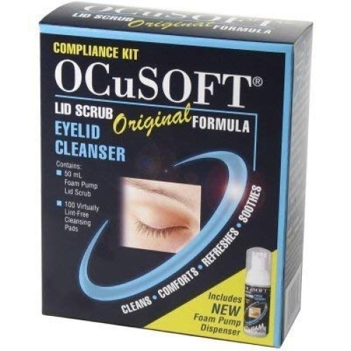 Ocusoft Foaming Eyelid Scrub Compliance Kit