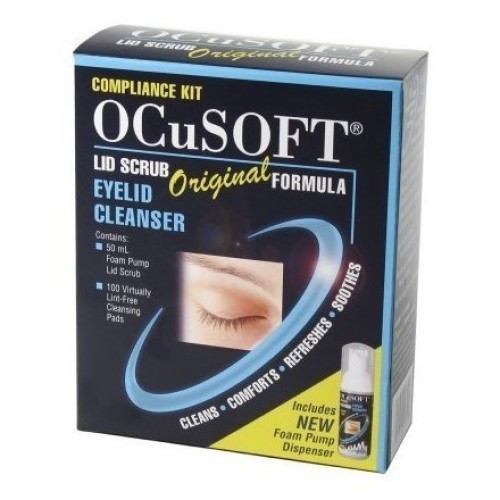 Ocusoft Foaming Eyelid Scrub Compliance Kit