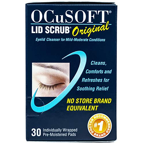 OCuSOFT Lid Scrub Original, Pre-Moistened Pads, 30 Count