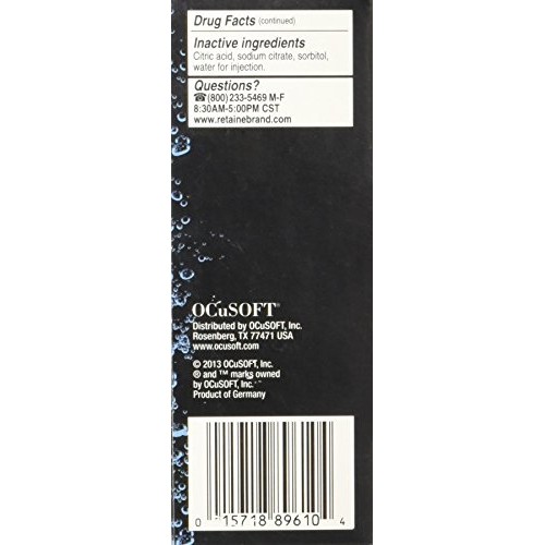 OCuSOFT Retaine HPMC 10 Milliliters, Preservative-Free Lubricant Eye Drops