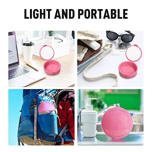 Denture Case,Orthodontic Retainer Case with Vent Holes, Denture Case with Den...