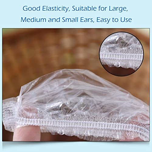 Disposable Ear Covers, Ear Protector Caps, Waterproof Plastic Ear Shower Caps...