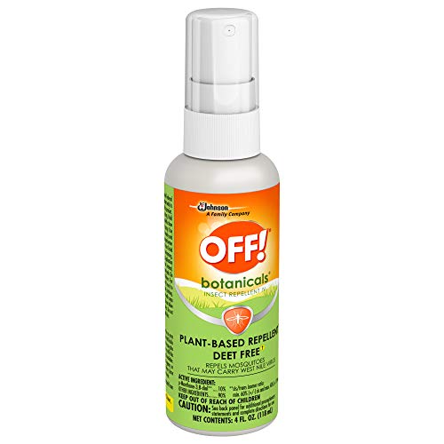 OFF! Botanicals Deet-Free Bug Spray & Mosquito Repellent, 4 oz.