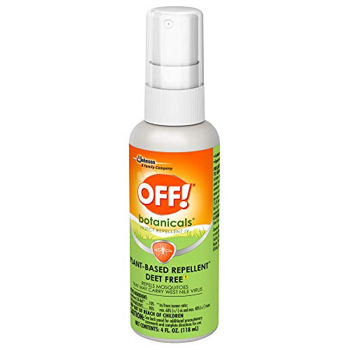 OFF! Botanicals Deet-Free Bug Spray & Mosquito Repellent, 4 oz.