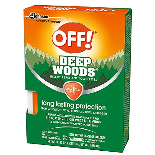 OFF! Deep Woods Towelettes, 12 CT (Pack - 12)