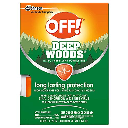 OFF! Deep Woods Towelettes, 12 CT (Pack - 12)