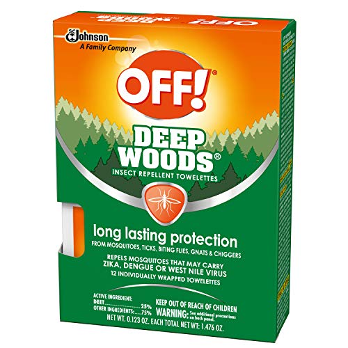 OFF! Deep Woods Towelettes, 12 CT (Pack - 2)