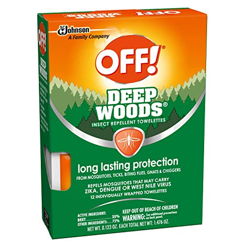 OFF! Deep Woods Towelettes, 12 CT (Pack - 2)