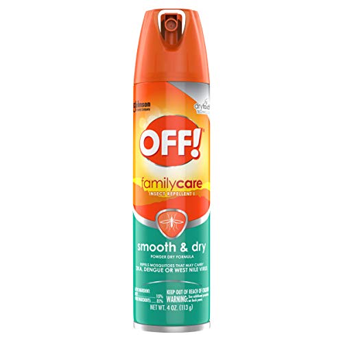 OFF! FamilyCare Bug Spray & Mosquito Repellent, Smooth & Dry, Great for the B...