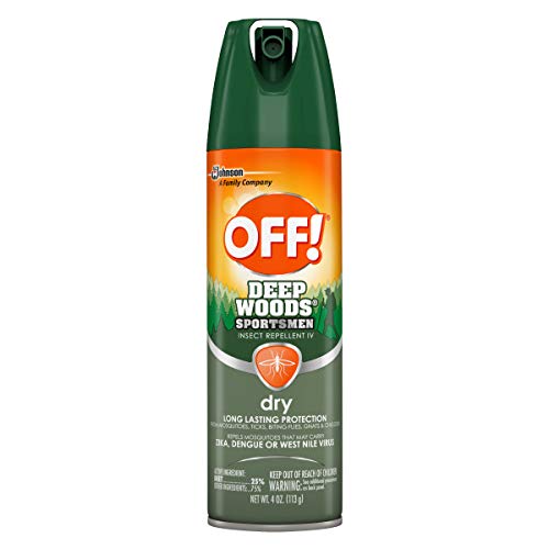OFF! Sportsmen Deep Woods Bug Spray and Mosquito Repellent, Long Lasting Prot...