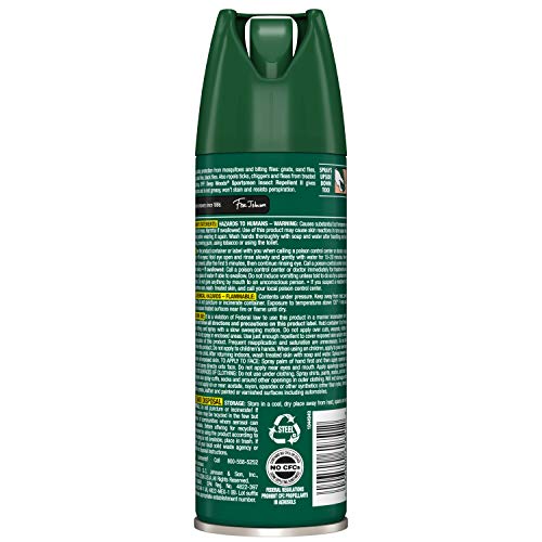 OFF! Sportsmen Deep Woods Bug Spray and Mosquito Repellent, Long Lasting Prot...