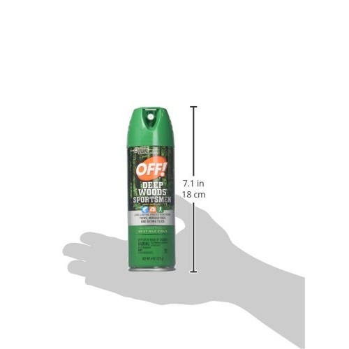 OFF! Sportsmen Deep Woods Bug Spray and Mosquito Repellent, Long Lasting Prot...