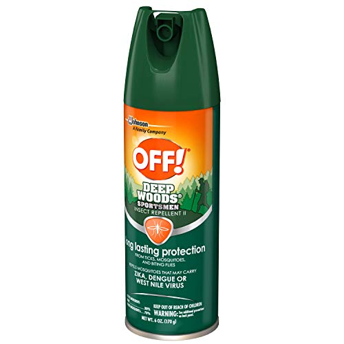 OFF! Sportsmen Deep Woods Bug Spray and Mosquito Repellent, Long Lasting Prot...