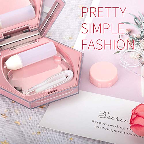 Color Sparkles Contact Lens Care Vision Care Nobleness Cute Contact Lens Case...