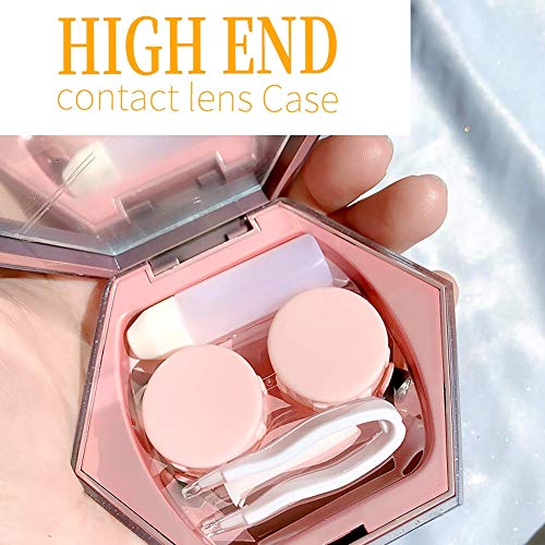 Color Sparkles Contact Lens Care Vision Care Nobleness Cute Contact Lens Case...