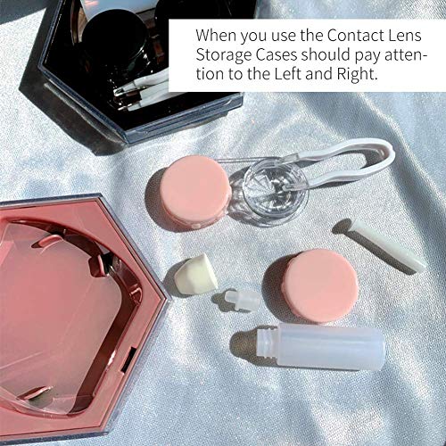 Color Sparkles Contact Lens Care Vision Care Nobleness Cute Contact Lens Case...