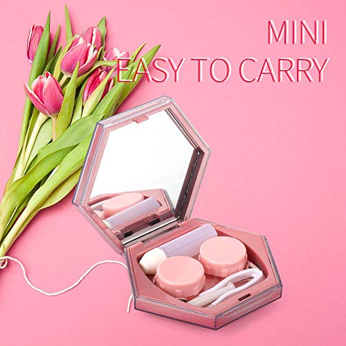 Color Sparkles Contact Lens Care Vision Care Nobleness Cute Contact Lens Case...