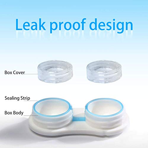 Contact Lens Box Crown Cute Contact Lens Travel Case Contact Lens Case Contai...