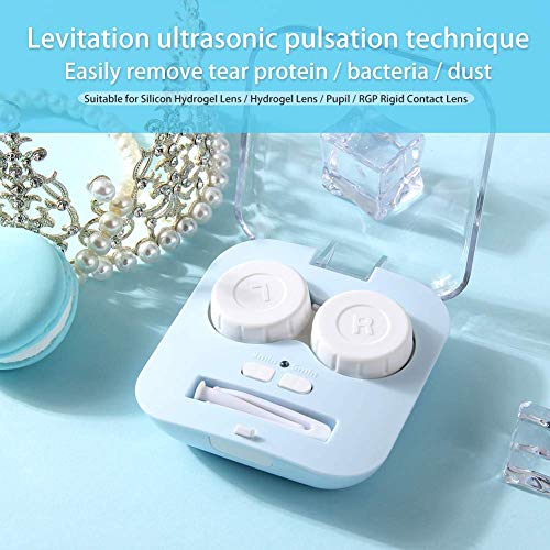 Contact Lens Cleaner, Portable Contact Lens Cleaner Kit Daily Care Faster Cle...