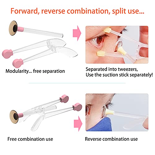 Contact Lens Remover, OFONE Soft Contact Lens Inserter and Remover Tool Kit w...