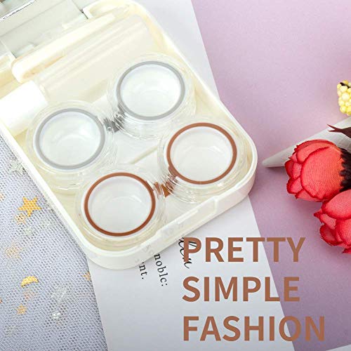 Two Packs Contact Lens Care Vision Care Nobleness Cute Contact Lens Cases Con...
