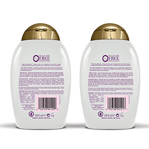 OGX Extra Strength Damage Remedy + Coconut Miracle Oil Shampoo & Conditioner ...