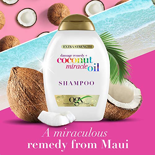 OGX Extra Strength Damage Remedy + Coconut Miracle Oil Shampoo & Conditioner ...