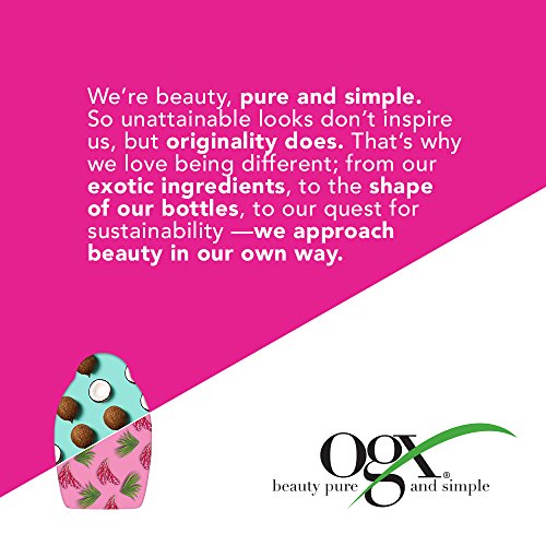 OGX Hydrating Moisture + Shea Soft & Smooth Body Wash, Coconut, 19.5 Fl Oz